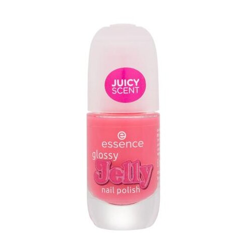 Essence Glossy Jelly lak za nohte s sadnim vonjem 8 ml Odtenek 04 bonbon babe Slike