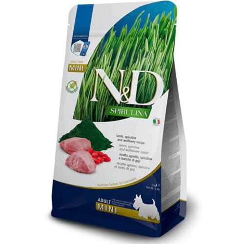 N&d SPIRULINA Lamb Mini 2 kg Hrana za pse Cene