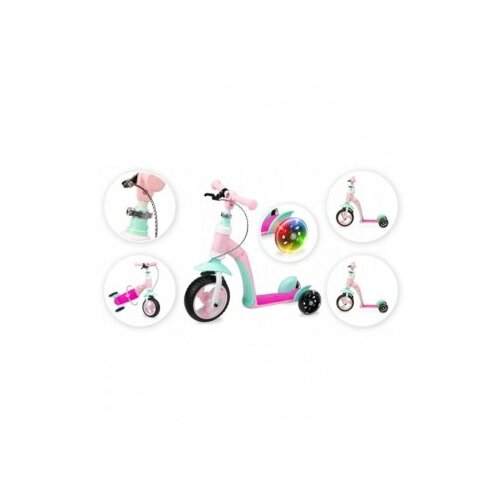 Momi Trotinet za decu Elios 2u1 Pink Slike
