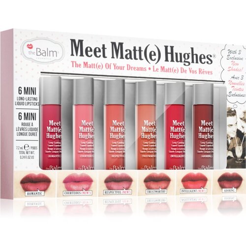 TheBalm Meet Matt(e) Hughes Vol. 12 set za usne s mat učinkom (6 kom) Cijene