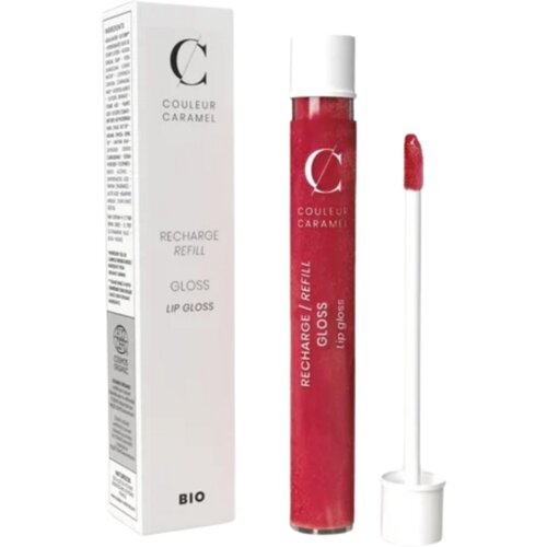 Couleur Caramel Sjajilo za usne za ponovno punjenje - n&amp;deg;805 Pearly Raspberry Red Slike