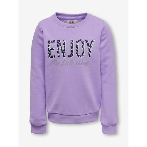 Only Light purple girly sweatshirt Lena - Girls Cene