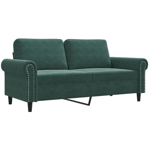 Maison Chic Dvosed kavč - Sofa - Kanape temno zelen 140 cm žamet, (21727030) Cene