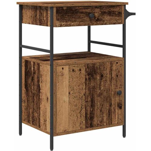  Kuhinjski kolica Staro drvo 56 x 43 x 89,5 cm Konstruirano drvo Slike