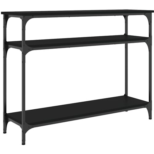  Konzolna stolica Crni hrast 100 x 29 x 75 cm Konstruirano drvo Slike