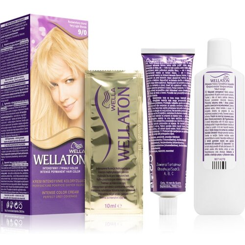 Wella Wellaton Permanent Colour Cr&amp;egrave;me boja za kosu nijansa 9/0 Very Light Blonde Slike