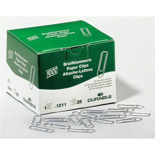 Durable sponke za papir, pocinkane, 32mm, 1000 kos (1211) DU121125 Cene