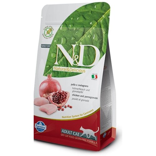 N&d suva hrana za odrasle mačke, Piletina i nar, 10kg Slike