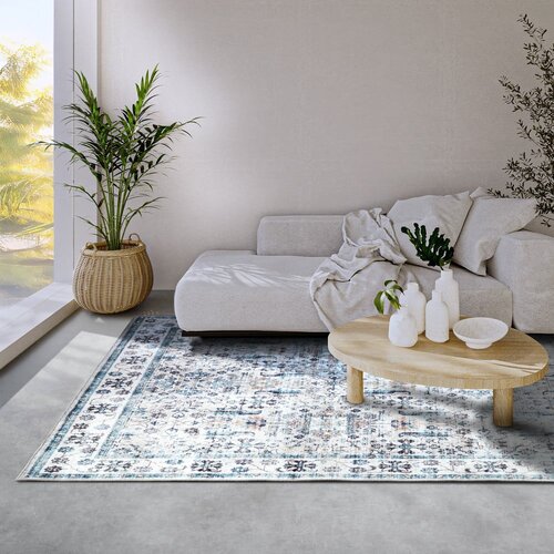 Elle Decoration Svetlo modra preproga 120x160 cm Saveh Cream Blue &amp;ndash; Slike