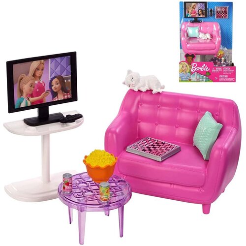 Mattel Barbie, Mini set pohi&scaron;tva za filmsko večer, (21642570) Cene