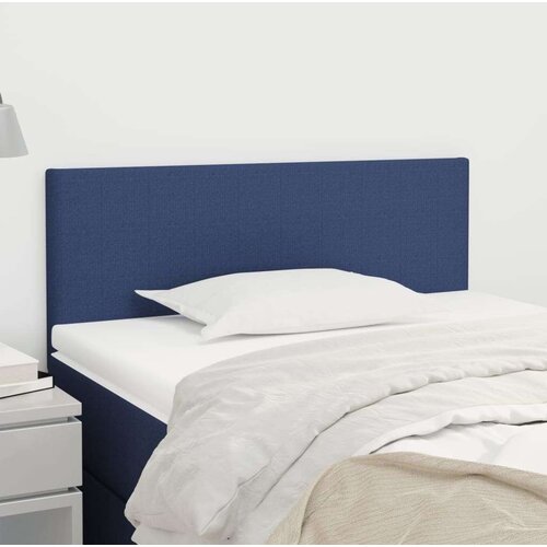  Uzglavlje plavo 90x5x78/88 cm od tkanine Slike