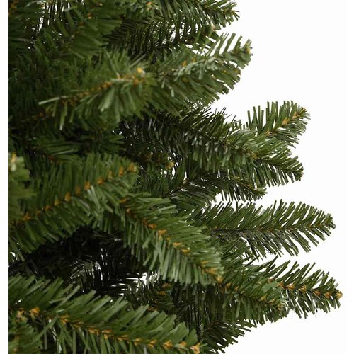  Umjetno božićno drvce S LED lampica Zelena 210 cm PVC i metal Slike