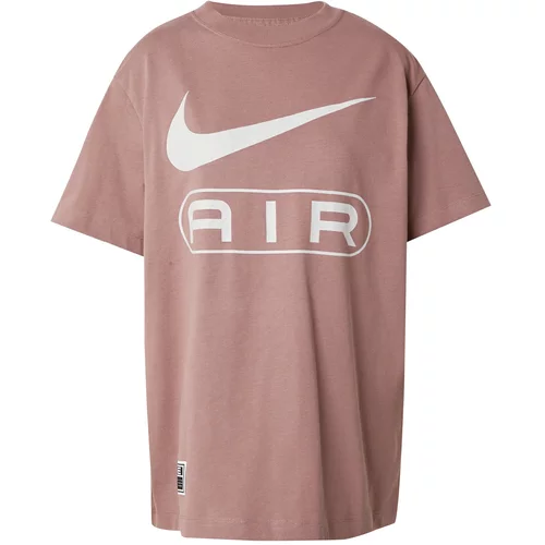 Nike Sportswear Majica 'Air' sivkasto ljubičasta (mauve) / bijela