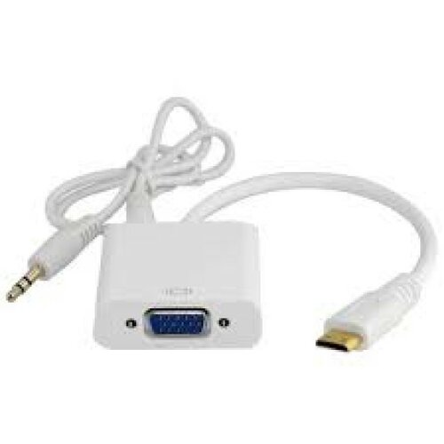 Adapter JWD HDMI-VGA M/F audio White Slike