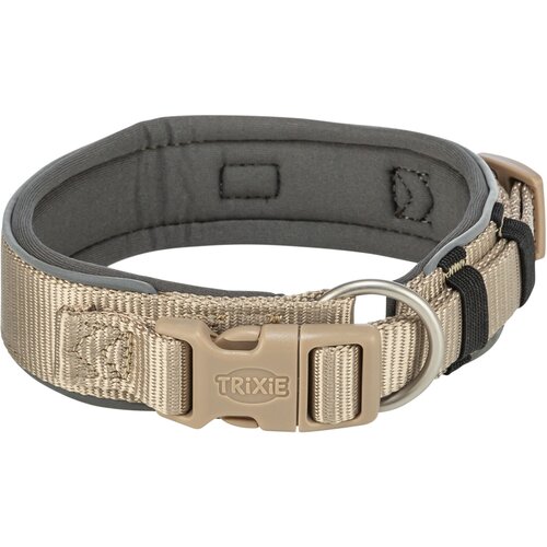 Trixie Ovratnica Premium M-L 40-48cm/40 mm, bež/grafit Cene