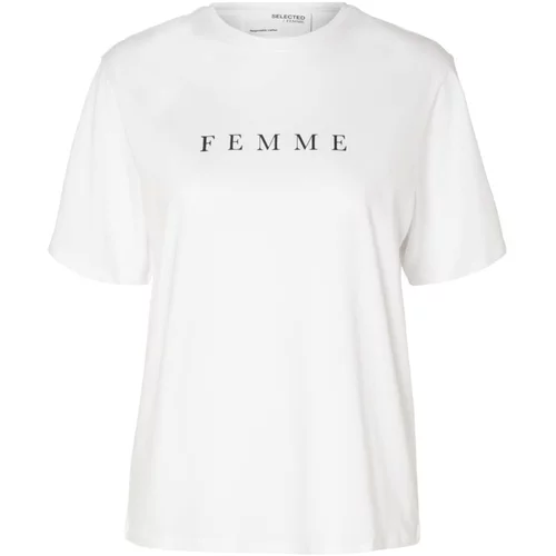Selected Femme Majica crna / bijela