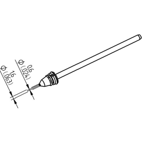 Ersa 0742ED0616H/SB odspajkalna konica koničast dolžina konice 79.25 mm vsebina\, količina\, vsebina količinskih enot na prodajno enoto 1 kos, (20428806) Cene