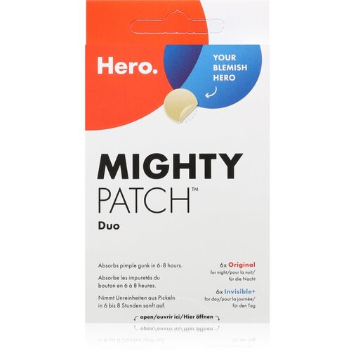 Hero Mighty Patch Duo Invisible+Original flaster za bubuljice, 12 komada Slike