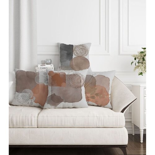 WALLXPERT Set ukrasnih jastučnica ASR-plw4-14, 43 x 43 cm, 4 komada, Vi&scaron;ebojne Cijene