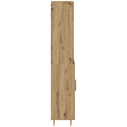  Highboard Umjetnički hrast 69,5 x 34 x 180 cm Konstruirano drvo Slike