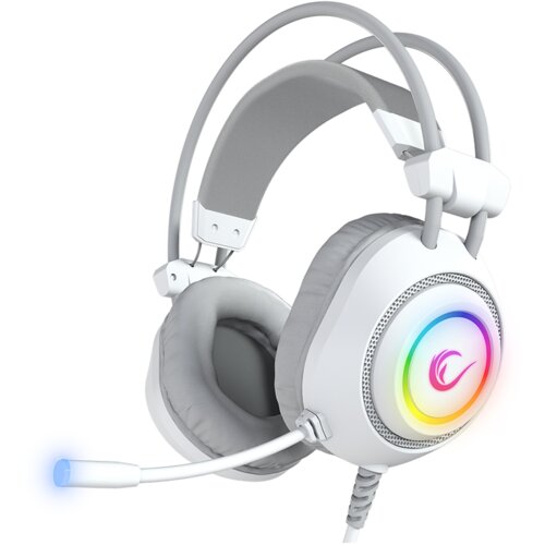 Rampage Slu&amp;scaron;alice sa mikrofonom gaming RM-K19 RAGING PLUS White USB 7.1 Surround RGB LED Gaming Headset... Slike