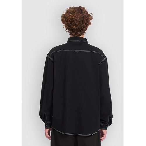 Volcom Levelstone Shirt black white Slike