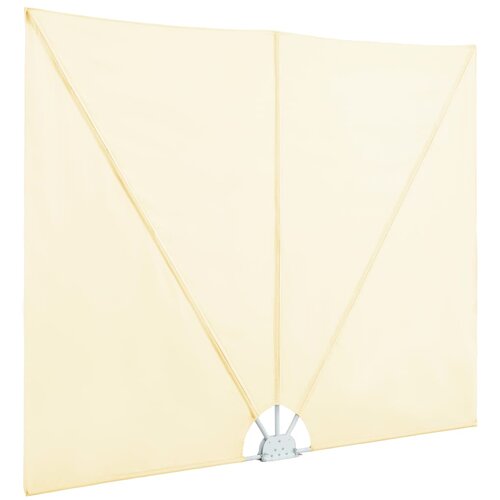  Sklopiva bočna tenda krem 400 x 200 cm Slike