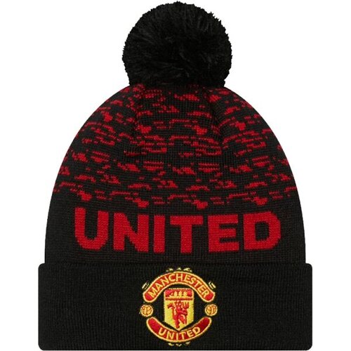 New Era MARL BOBBLE CUFF BEANIE MANCHESTER UNITED Zimska kapa, crna, veličina Cijene