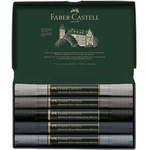 Faber-Castell FABER CASTELL Marker Albrecht Durer 5/1 ct wallet Grey tones Slike