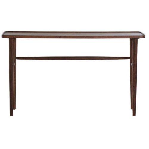 Light & Living Smeđi pomoćni stol od masivnog bagrema 30x140 cm Qiano – Cijene