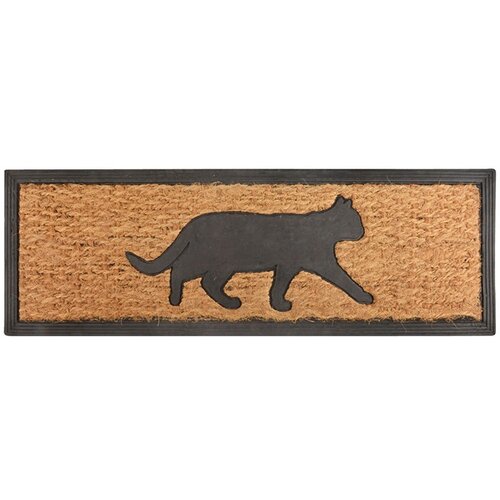 Esschert Design podloga od kokosovih vlakana Cat, 25 x 75 cm Slike