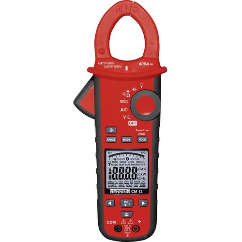 Benning Strujne stezaljke CM 12 CAT IV 600 V Zaslon (brojevi): 9999 Cijene