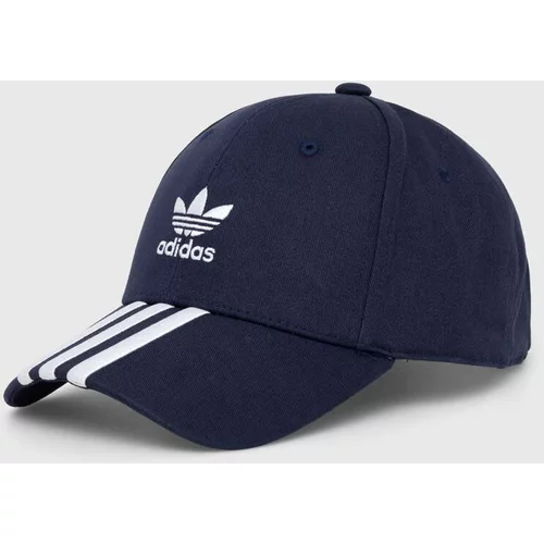 Adidas Bombažna bejzbolska kapa mornarsko modra barva