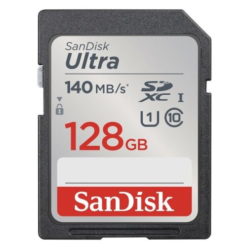 San Disk Ultra 128GB SDXC spominska kartica 140MB/s Cene