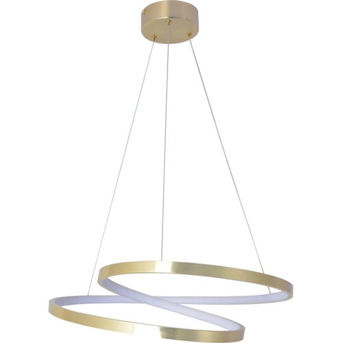  LED luster na sajli ZEFIRA LED/40W/230V 4000K, prečnik 50 cm, zlatna Cene