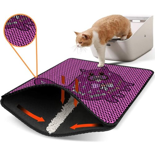 WALLXPERT Nrszn0214 multicolor cat litter mat Cene