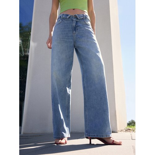 Reserved LADIES` JEANS TROUSERS - plava Cene
