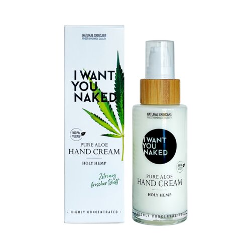 I WANT YOU NAKED Holy Hemp Pure Aloe Hand Cream Cene