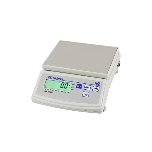 PCE Instruments PCE-BS 3000 analitička vaga Opseg mjerenja (kg) 3000 g Mogućnost očitanja 0.1 g Cijene