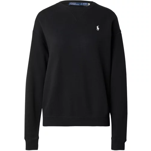 Polo Ralph Lauren Sweater majica crna / bijela