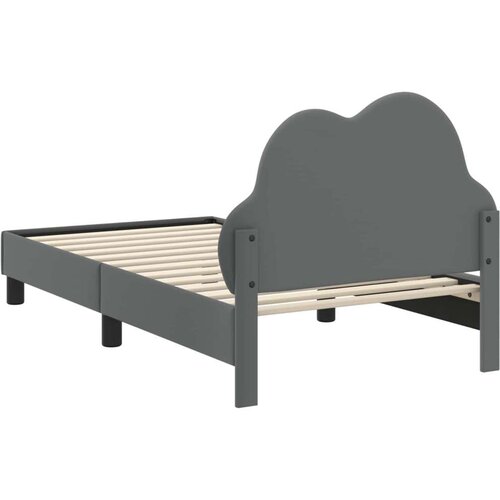  Okvir za krevet s uzglavljem Svijetlo siva 80 x 160 cm PU Slike