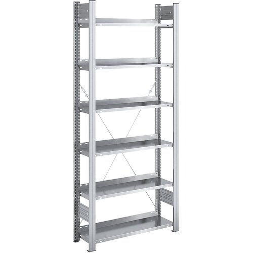 hofe Sestavljiv regal za dokumentacijo, pocinkan, višina regala 2000 mm, enostransko, osnovni regal, ŠxG 750 x 300 mm Cene