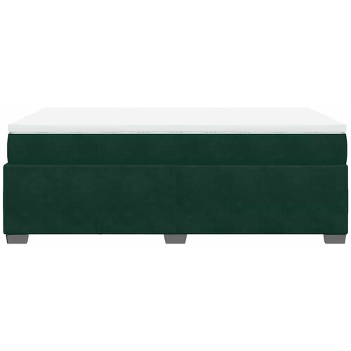  Krevet box spring s madracem tamnozeleni 120x190 cm bar&amp;scaron;unasti Slike