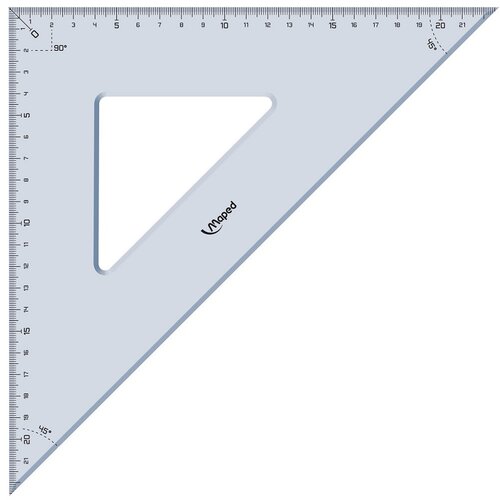  trougao geometric 45 stepeni 45 stepeni / 32CM Slike
