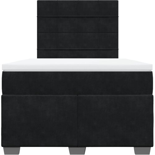 Box spring krevet s madracem crni 120 x 200 cm bar&amp;scaron;unasti Slike