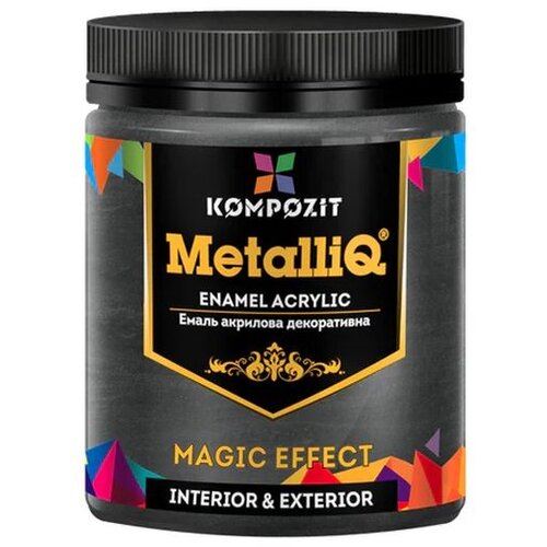  MetalliK kompozitna metalik akrilna boja 500g | pearl black Cene