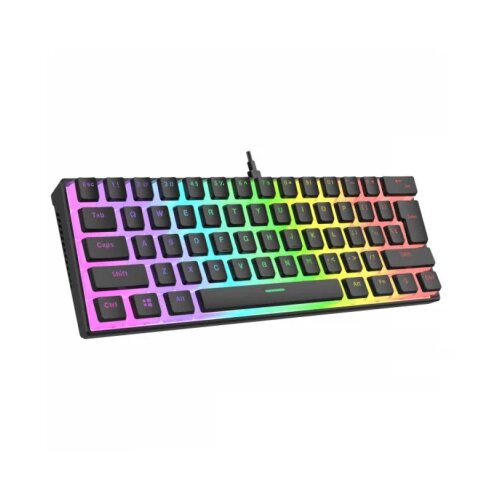 Rampage Tastatura USB-C RADIANT K11 Red Switch US RGB crna Cene