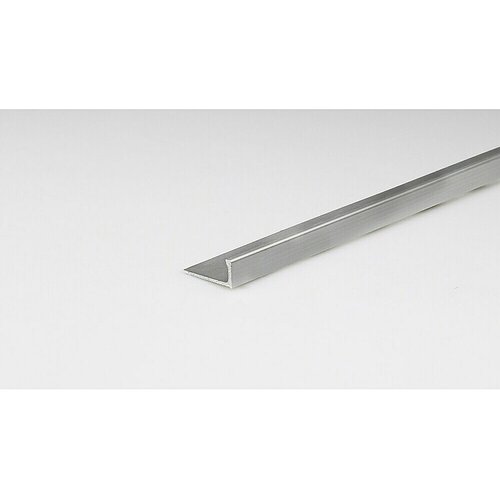 Profil za ploščice Alucer eloksiran aluminij (Aluminij, Mat srebrna, 2,5 m x 10 mm, Eloksirani) Cene