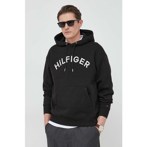 Tommy Hilfiger Dukserica za mu&amp;scaron;karce, boja: bijela, s kapuljačom, s aplikacijom Slike