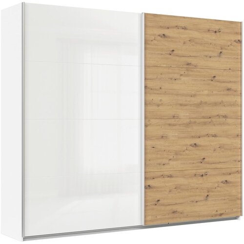 Modern Living Omara Z Drsnimi Vrati Feldkirch, Bela, Barva Hrasta Cene